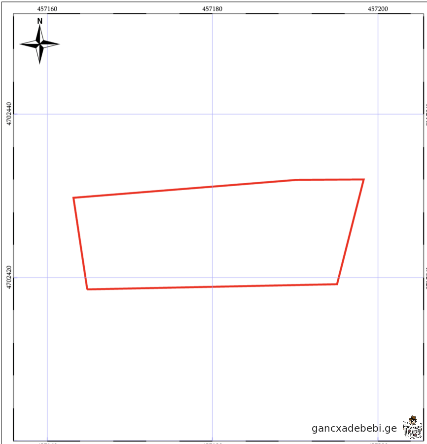 iyideba 400 m2 miwis nakveTi gudaurSi