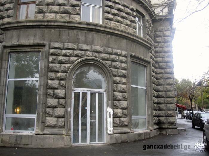 323 sq.m. property for rent or sale at Dgebuadze str. 1, Chughureti, Tbilisi.