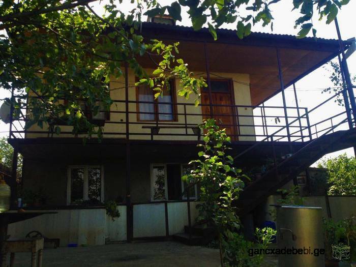 A private house in a very good condition is being sold in Rustavi (Mtis Dziri )