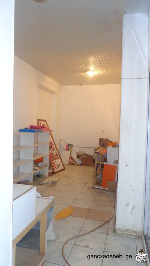 Commercial space in Rustavi is for sale for $45,000 or for rent for $300.