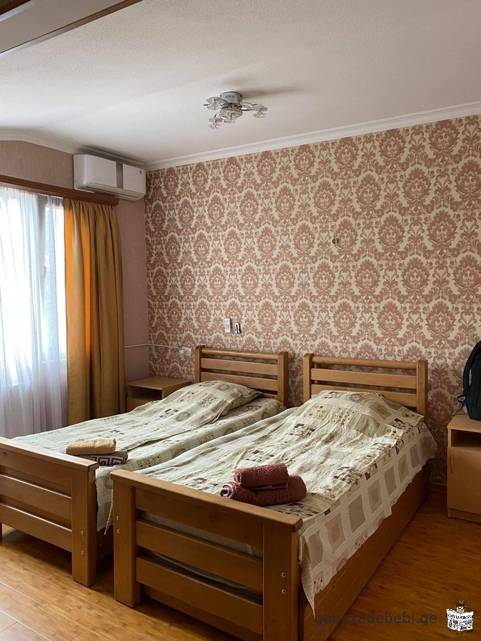 Family hotel rooms for rent, one person (30 GEL) - June, July. August - 35 GEL