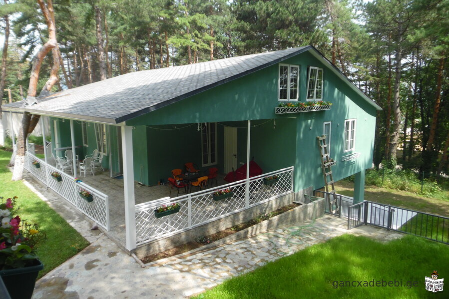 For rent in Tskneti, a newly built, newly renovated, beautiful private house