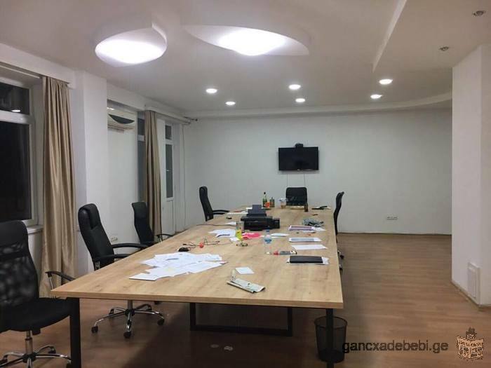 For rent place for office (105 m2) new repaired on saburtalo street .
