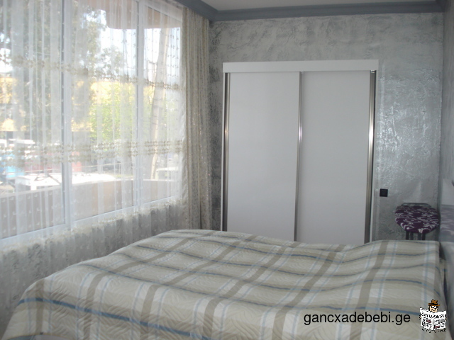 I rent an apartment daily in Batumi. Two-room apartment for rent in Batumi for 70 GEL per day.