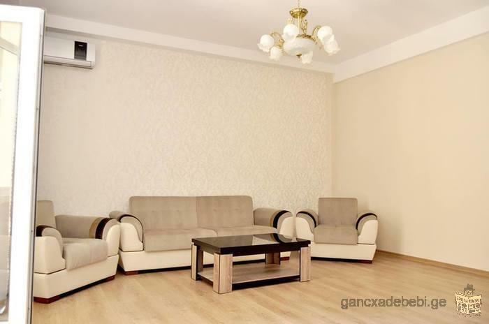Never-lived-in beautiful and cosy 3 room apartment, located in the center of tbilisi