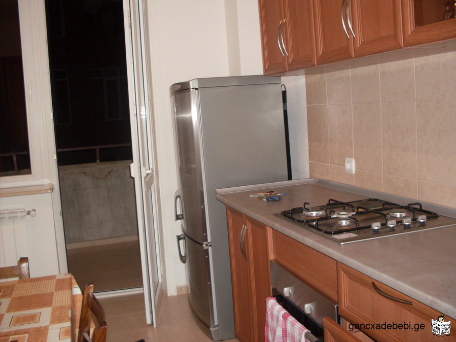 New 4 room apartment in Tbilisi, furnished, 120 sqm, Saburtalo, near TV studio