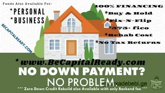 Personal - Business - REAL 100% Real Estate Funding
