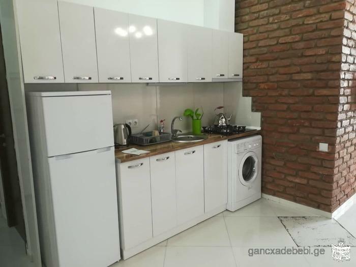 Two-room apartment for rent on S.Tsintsadze street, in new renovation, in new building