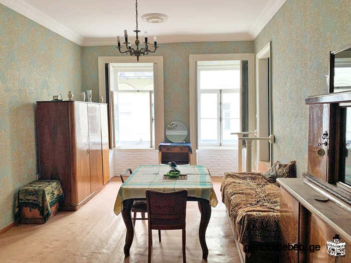 Unique 3-room apartment in the very center of old Tbilisi, the historical area of ​​Sololaki