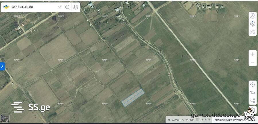 Urgently! Two plots of agricultural, fenced land are for sale