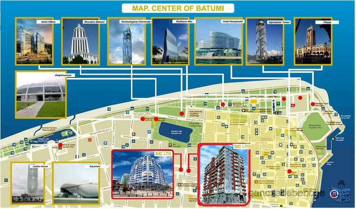 Компания осуществляет в центре города Батуми строительство многоэтажного жилого корпуса
